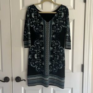 Whitehouse Blackmarket Dress 3/4 sleeves, reversible S